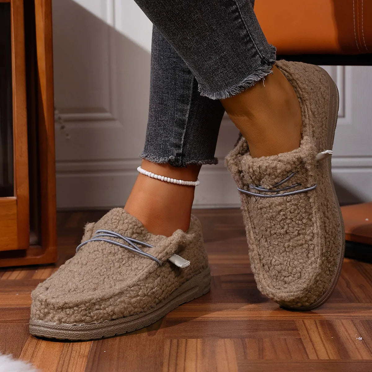 Luna – Pantofole Teddy Calde e Confortevoli