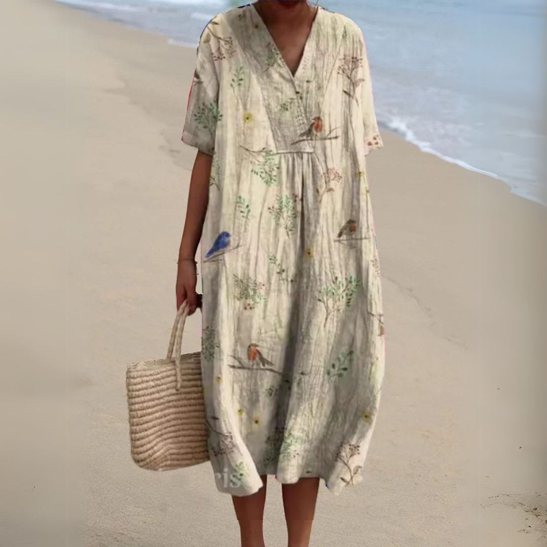 Nathalie | Abito elegante a fiori