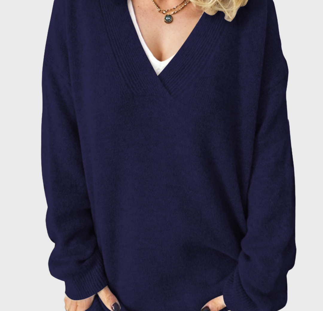 Silvia | Maglia Morbida con Scollo a V