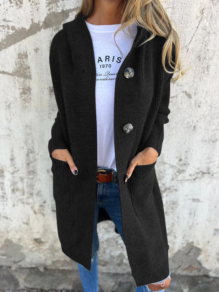 Marjorie – Cardigan Lungo Elegante a Maglia Morbida
