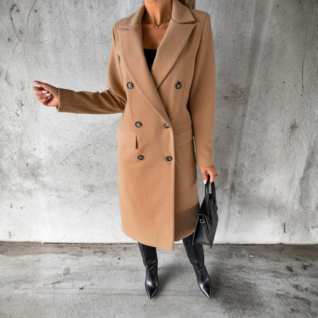 Alessandra | Cappotto Lungo Elegante e Raffinato