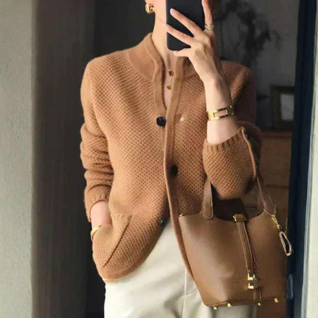 Silvia | Cardigan in Maglia Elegante