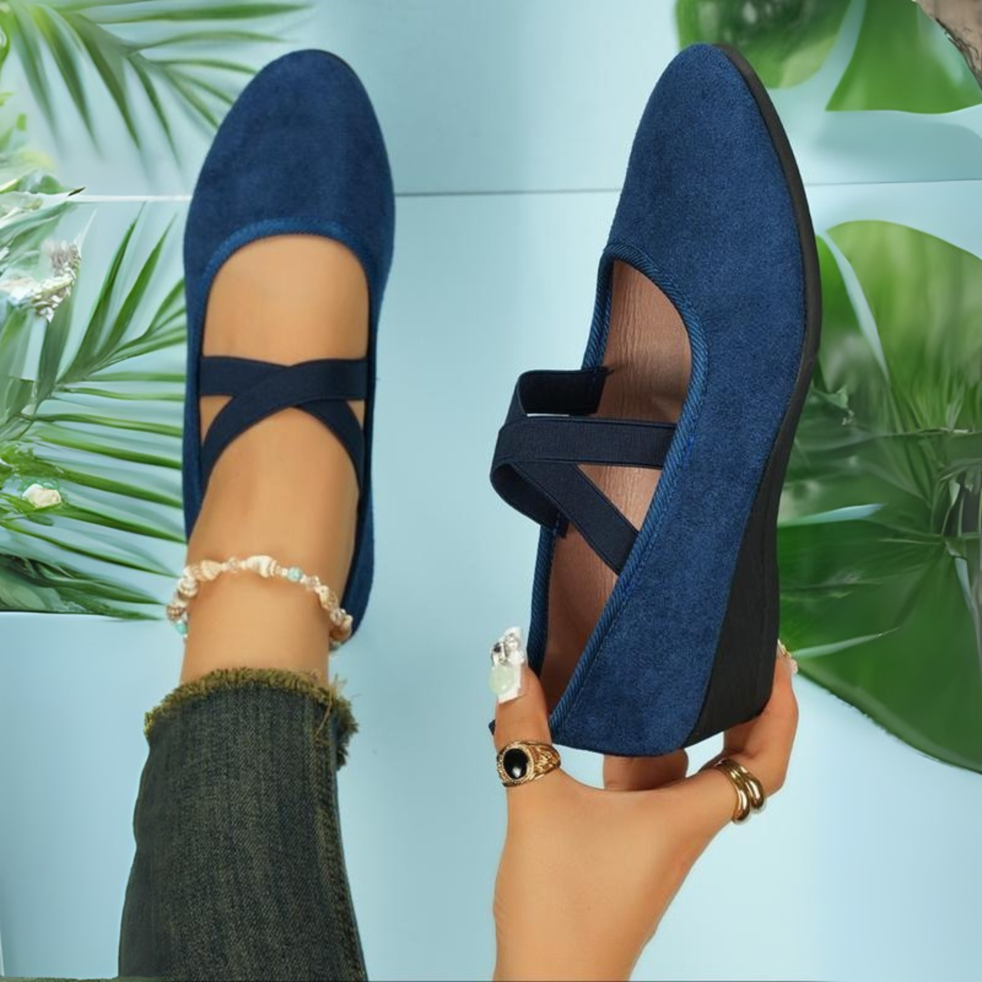 Éliane | Scarpe Eleganti con Zeppa Leggera