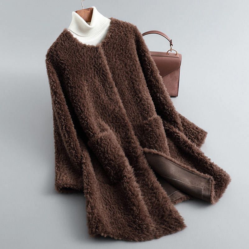 Tahliaa | Cappotto Teddy Caldo e Morbido con Tasche