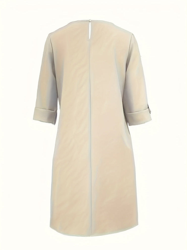 Emilia | Abito Morbido con Scollo Tondo