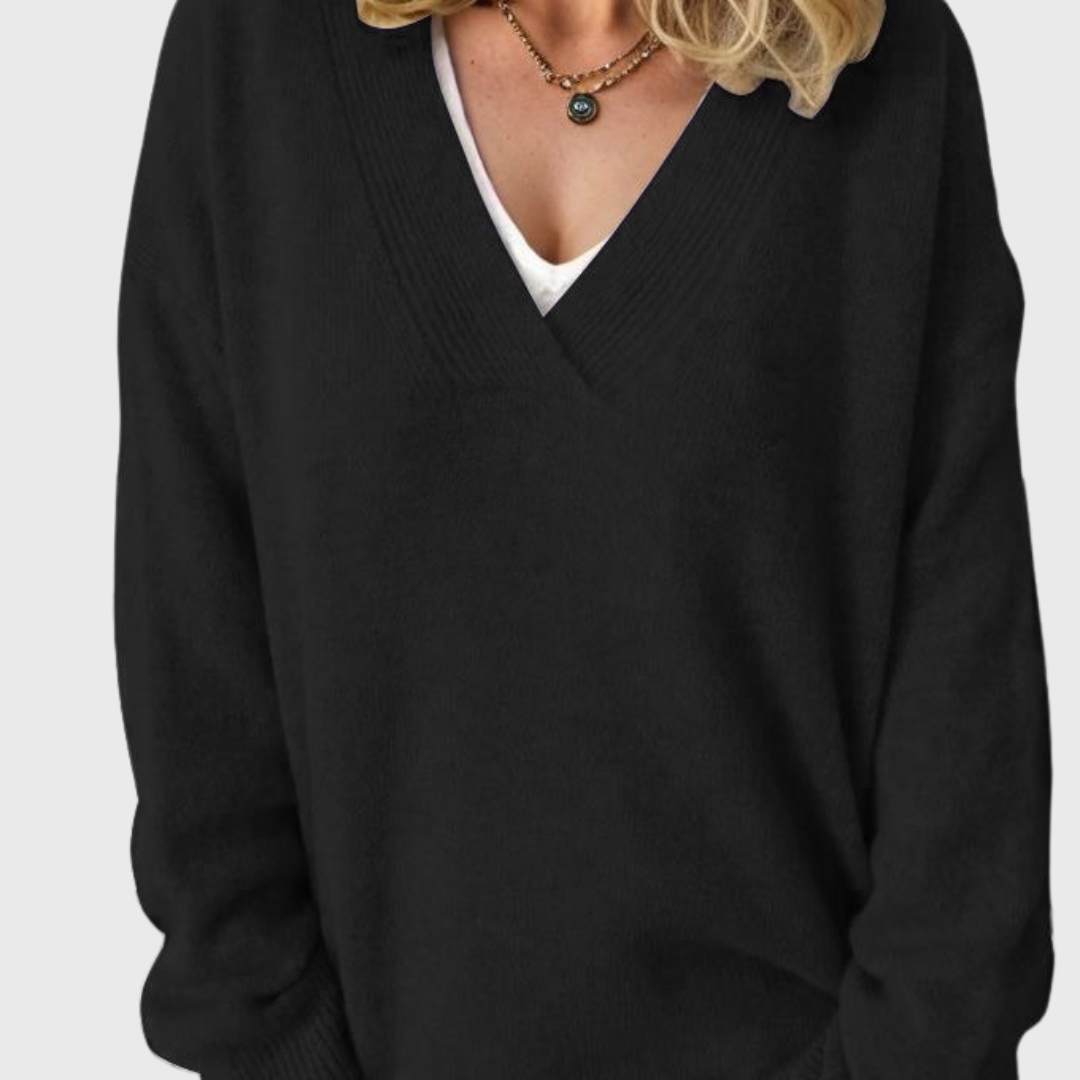 Silvia | Maglia Morbida con Scollo a V