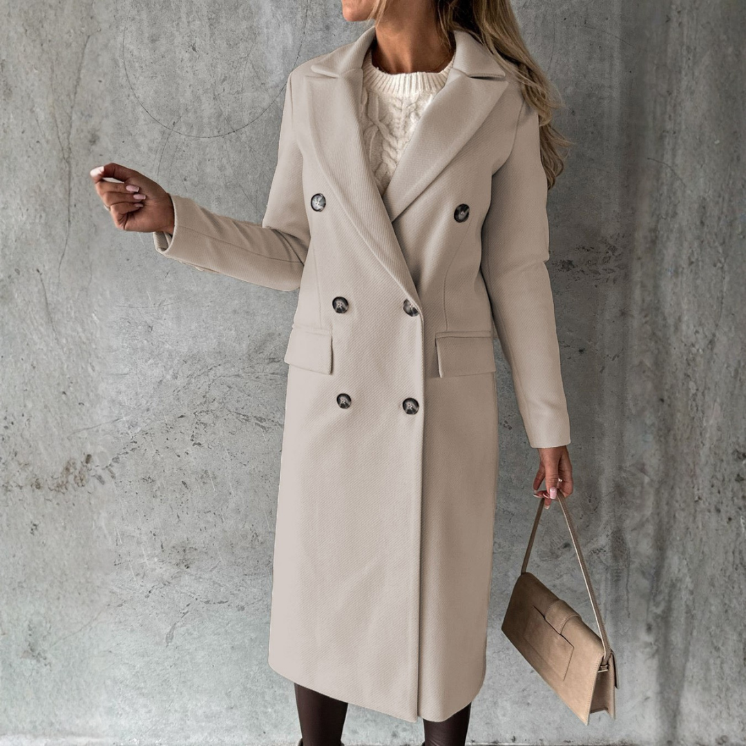 Alessandra | Cappotto Lungo Elegante e Raffinato
