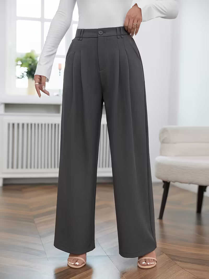 Alba | Pantaloni Eleganti a Gamba Larga