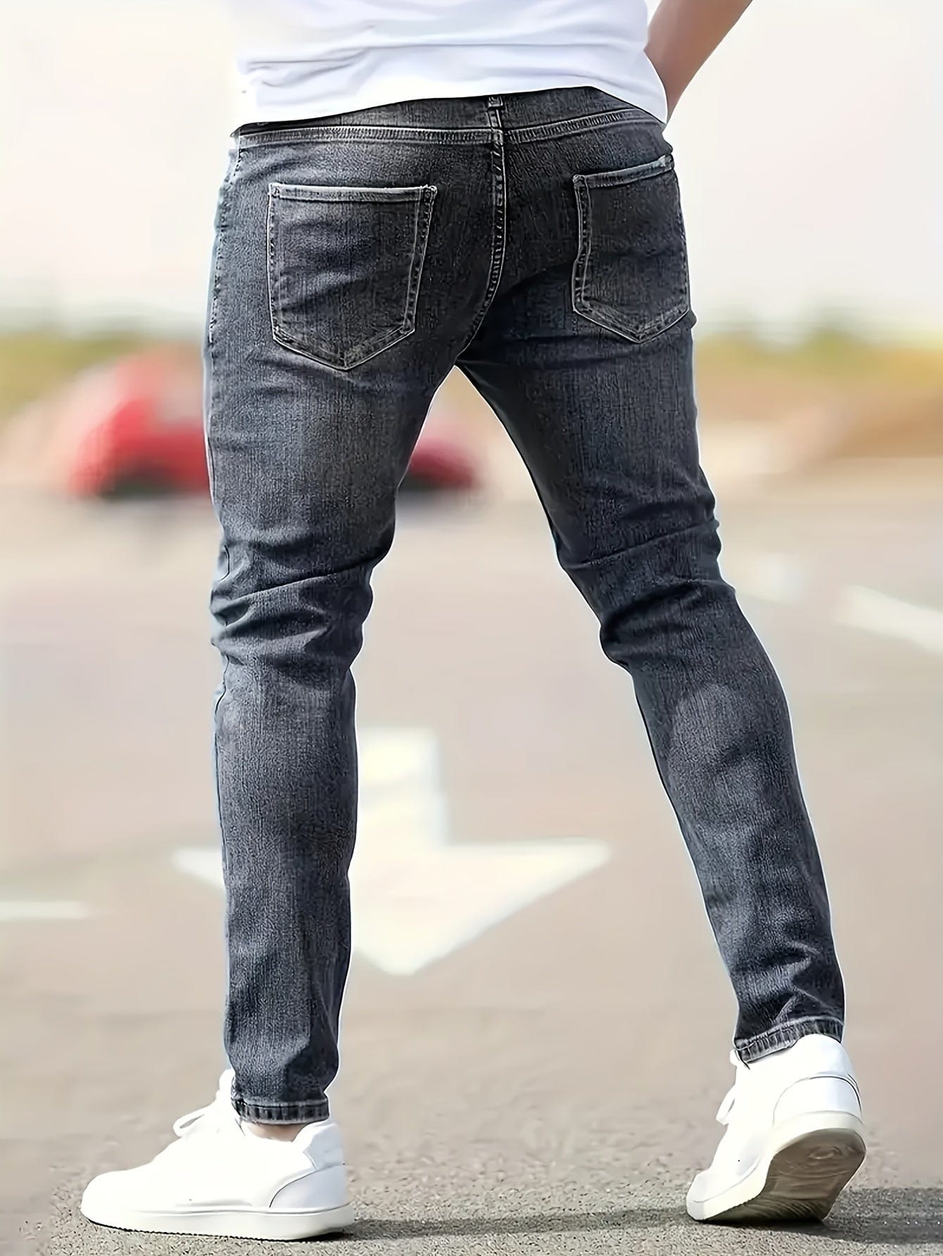 Alex | Jeans slim strappati di tendenza