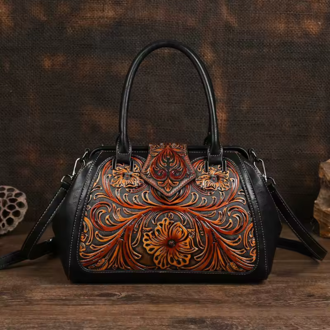 Florina | borsa a mano elegante con motivo floreale
