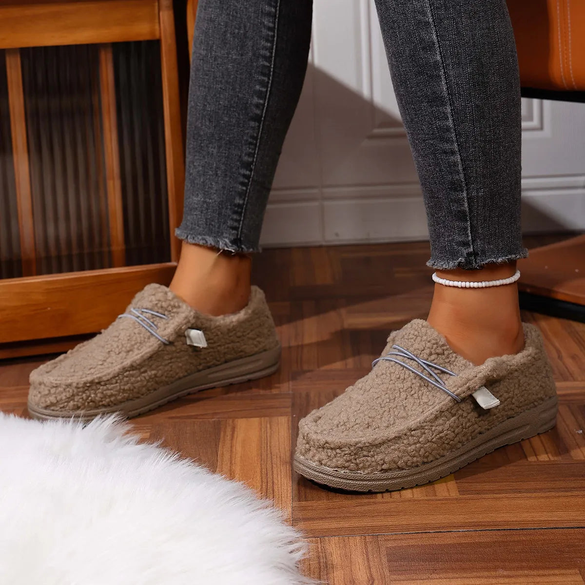 Luna – Pantofole Teddy Calde e Confortevoli