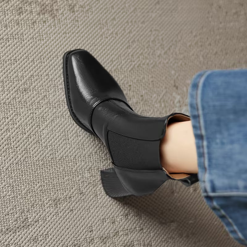 Mara | Stivaletti di Lusso con Tacco Medio