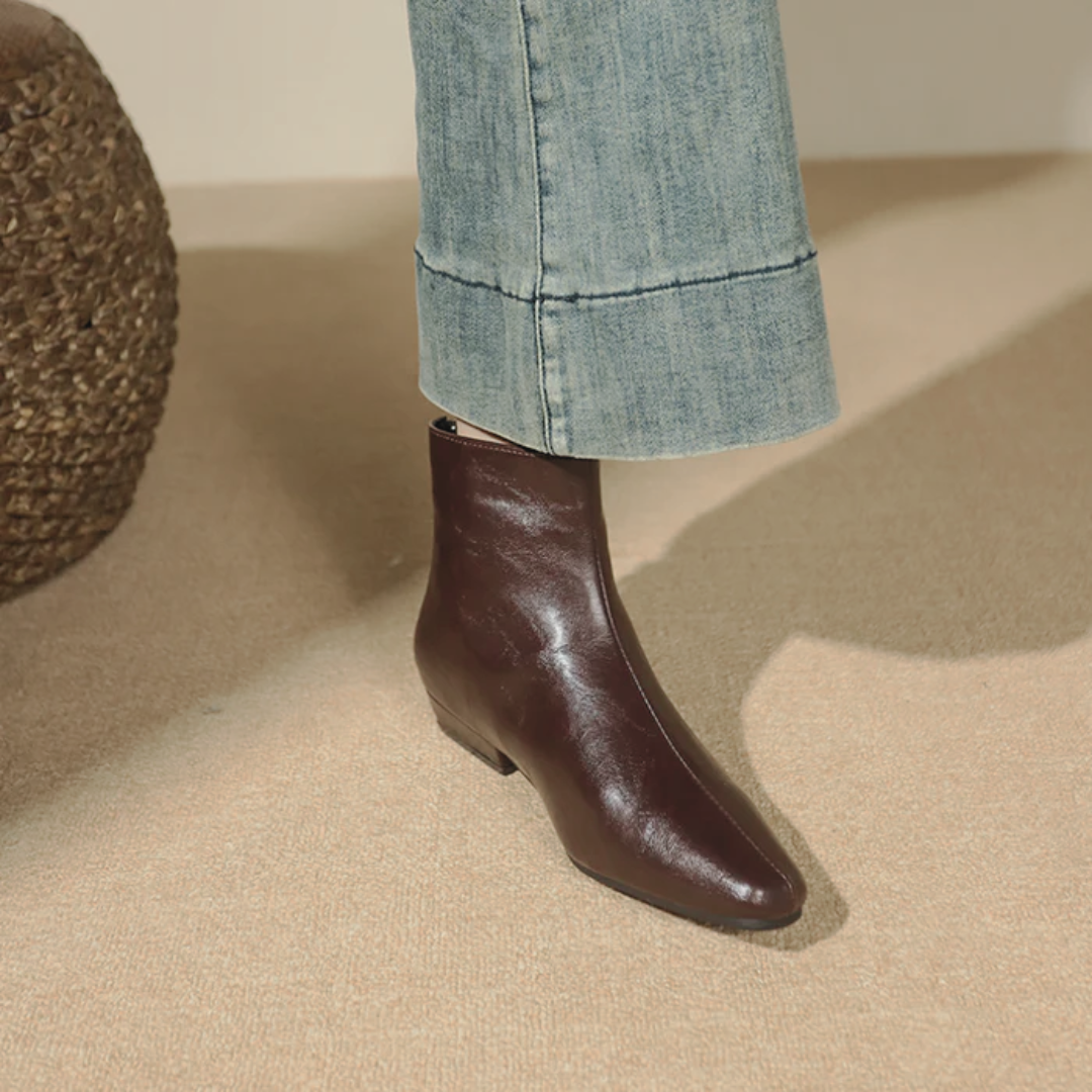 Mira | Stivaletti Eleganti a Tacco Basso