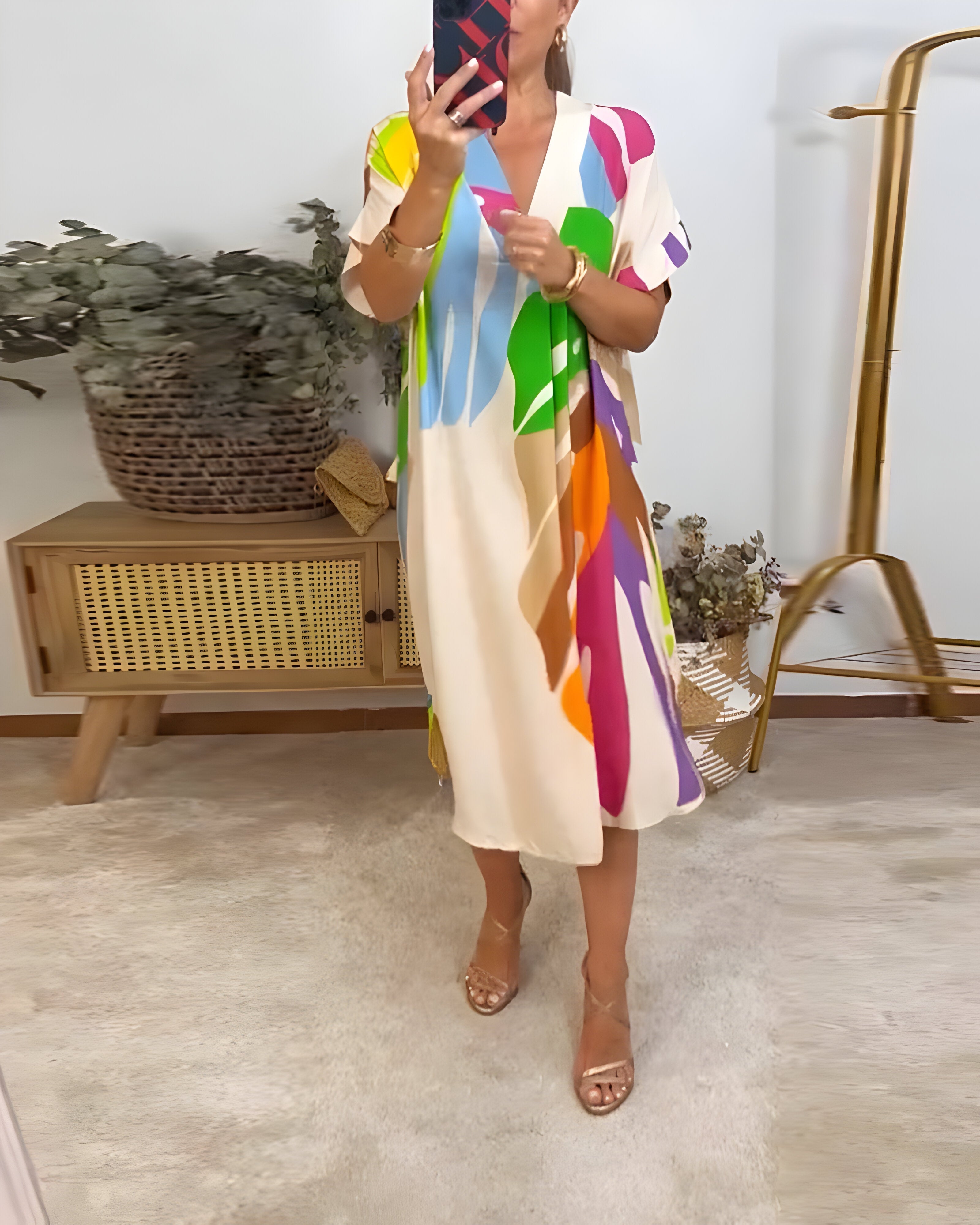 Rosaline | Abito casual colorato