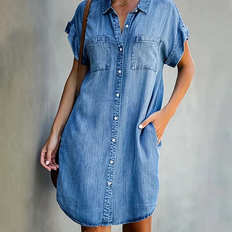 Aubree | Abito casual in denim