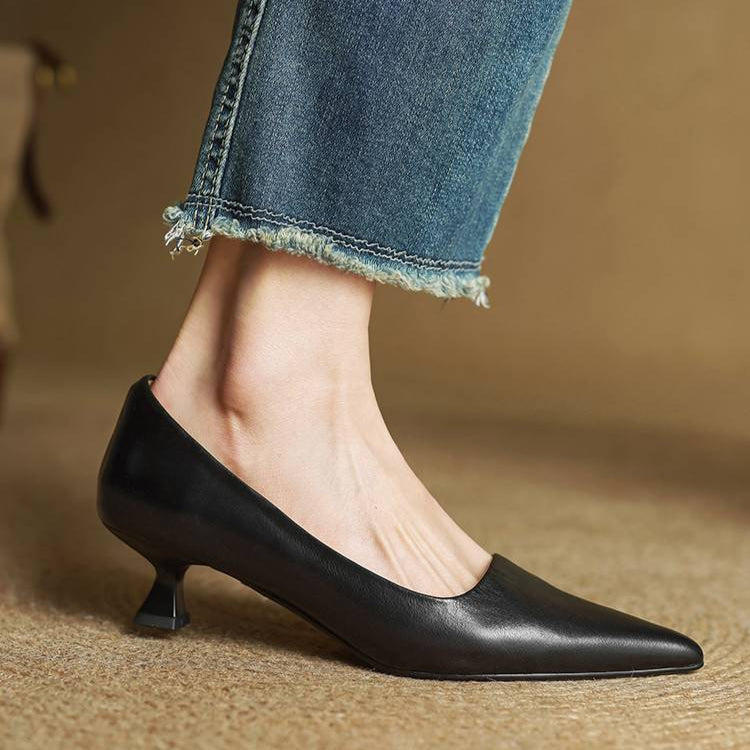 Anok | Décolleté in vera pelle