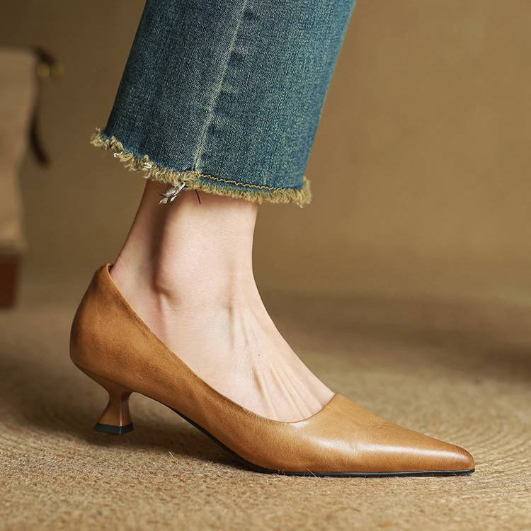 Anok | Décolleté in vera pelle