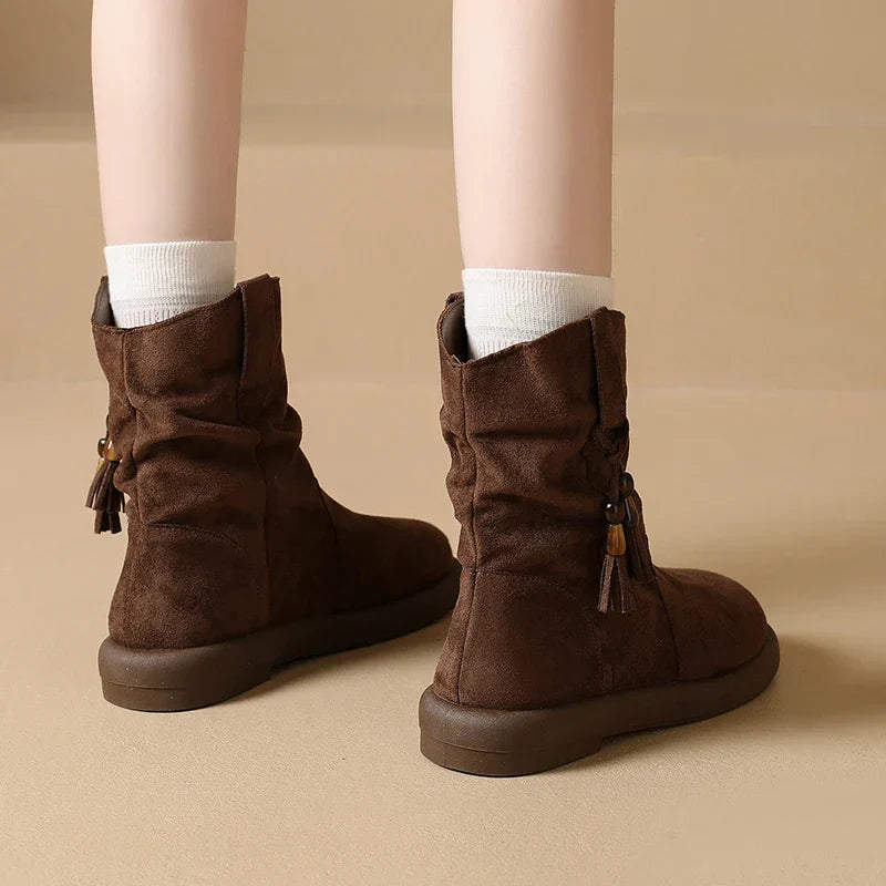 Hallie | Stivaletti Morbidi in Camoscio