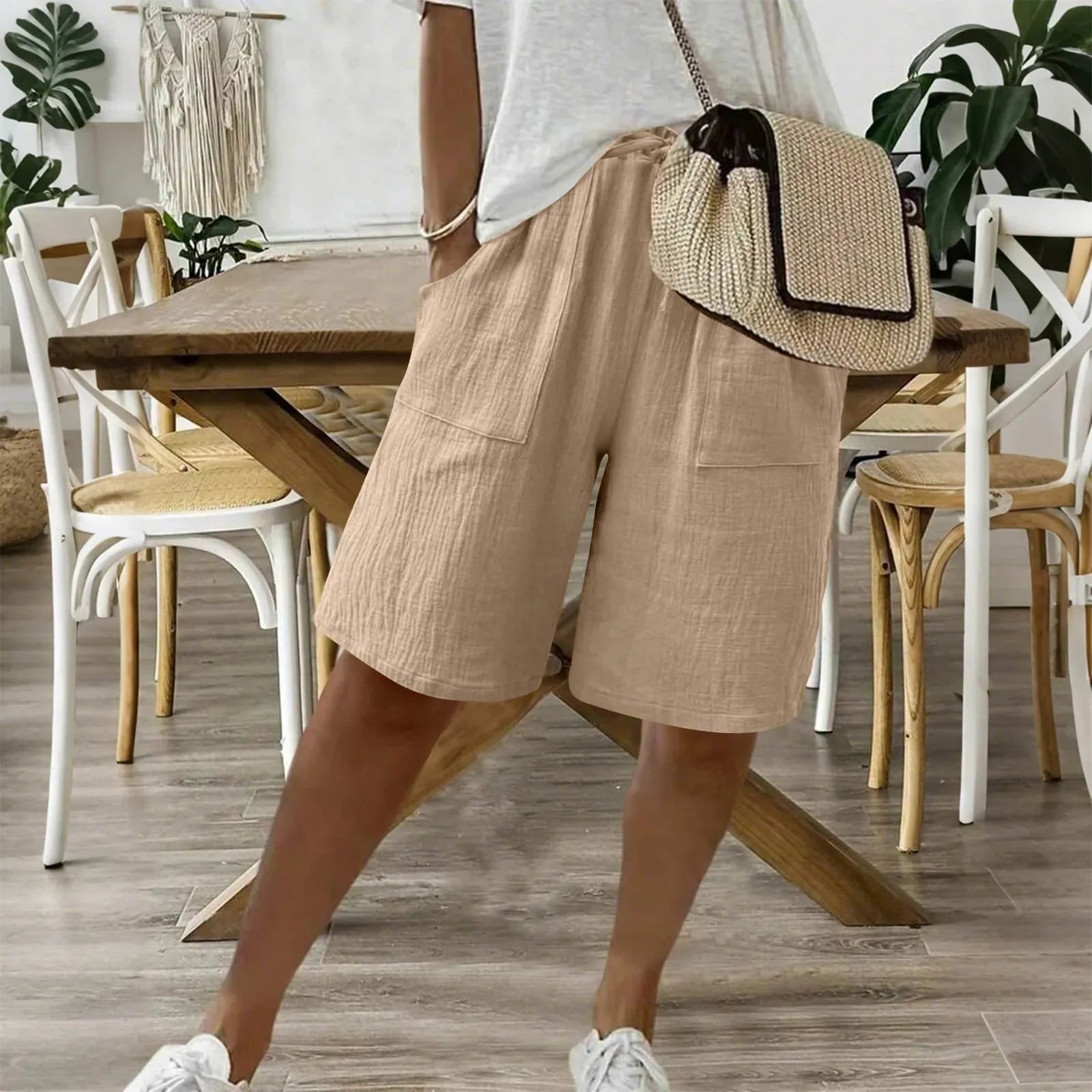 Sienna | Shorts in cotone e lino