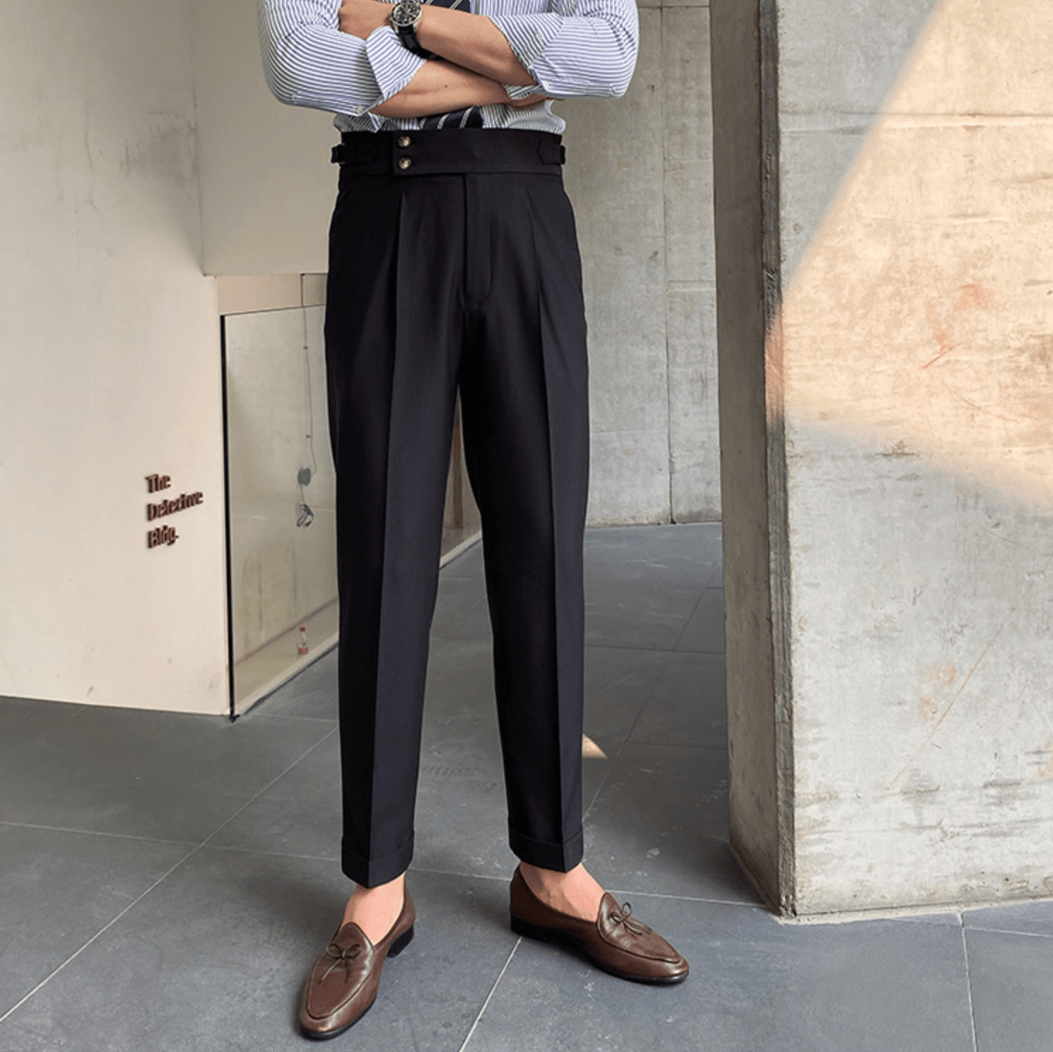 Edward | Pantaloni eleganti a vita alta