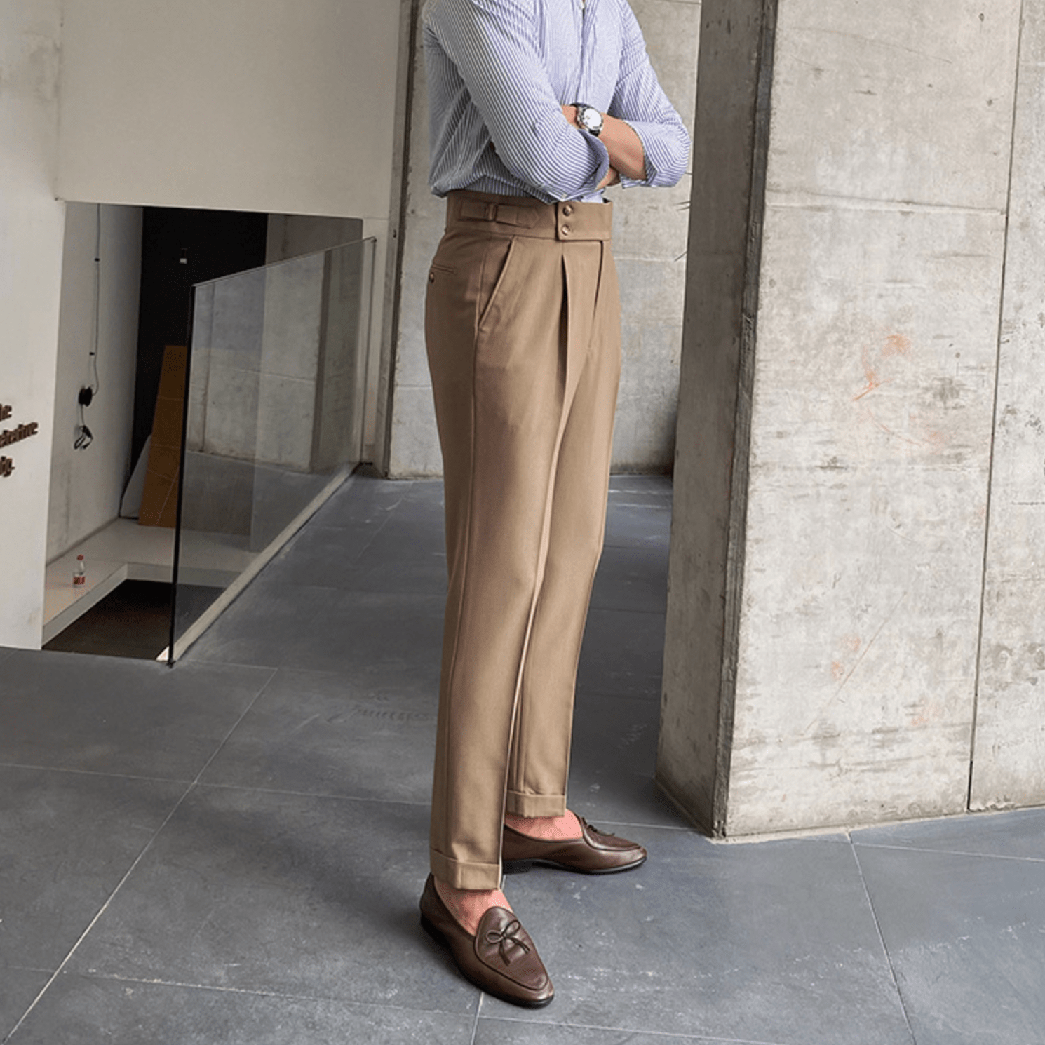 Edward | Pantaloni eleganti a vita alta