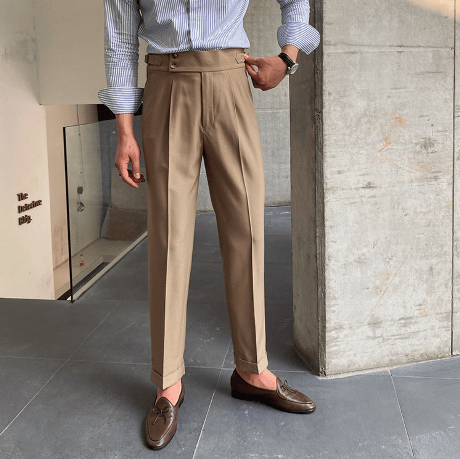 Edward | Pantaloni eleganti a vita alta