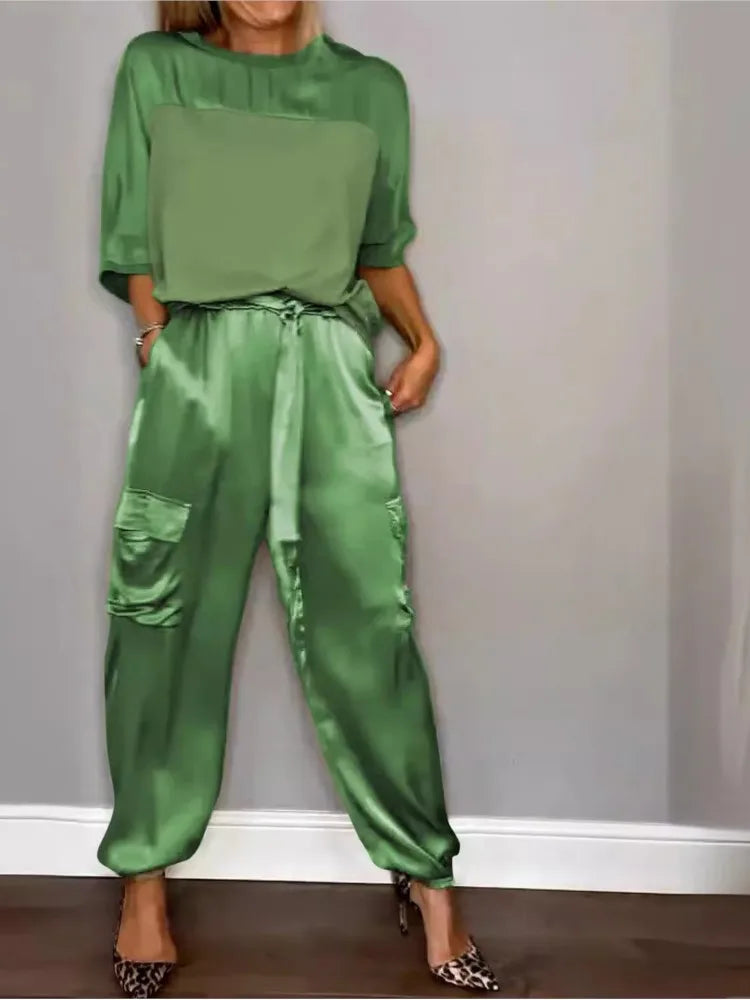 Evelina | eleganza satinata casual