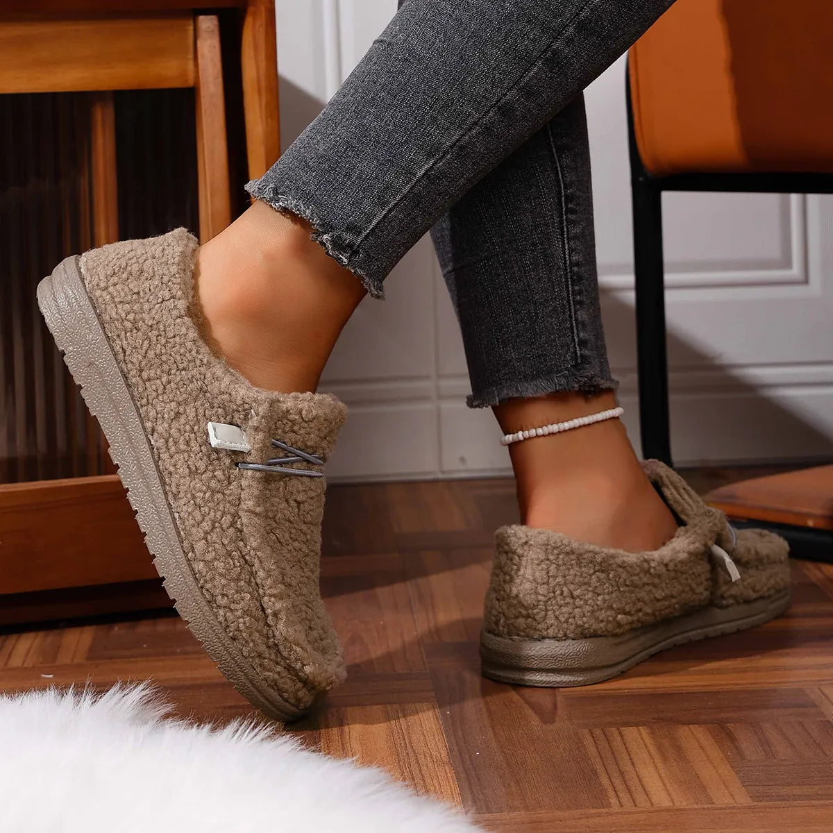 Luna – Pantofole Teddy Calde e Confortevoli