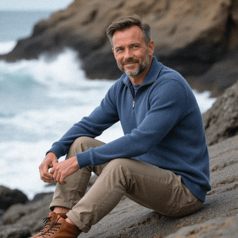 Finn | Maglione con zip confortevole