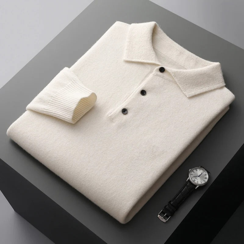 Rafael | Pullover polo in cashmere
