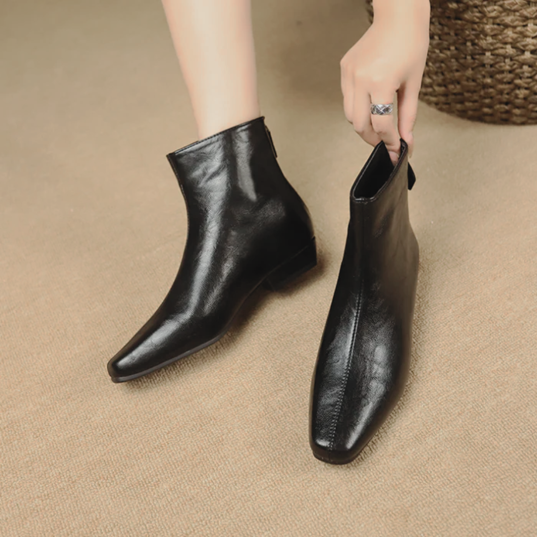 Mira | Stivaletti Eleganti a Tacco Basso