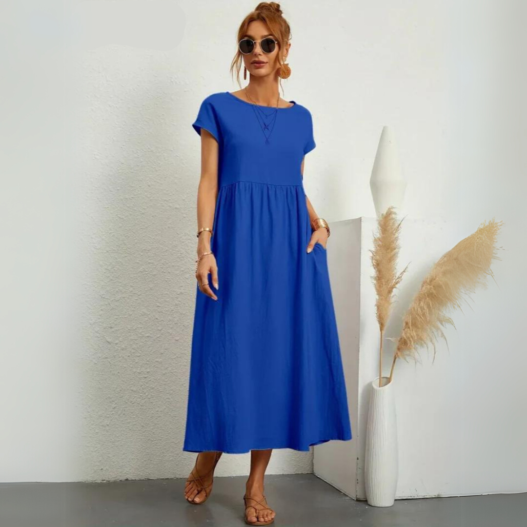 Isla | Abito midi casual in cotone