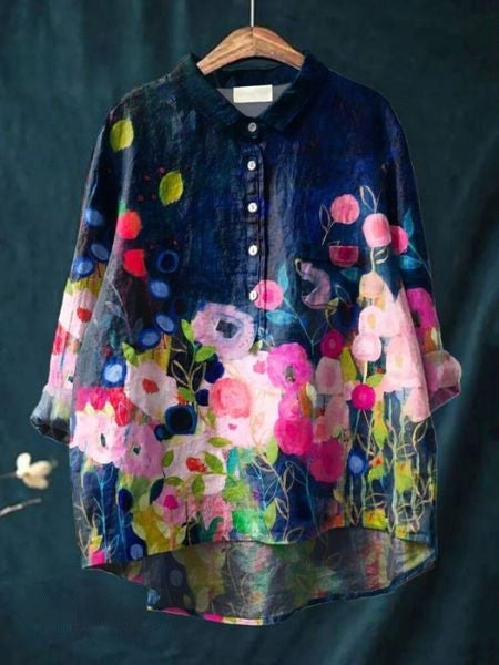Lila | Blusa floreale elegante