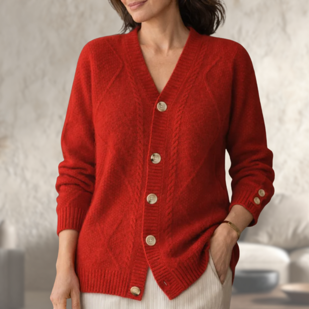 Paola | Cardigan Morbido in Maglia