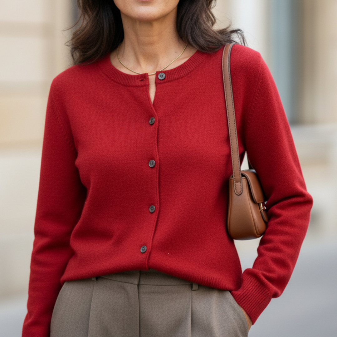 Sofia | Cardigan Morbido a Bottoni