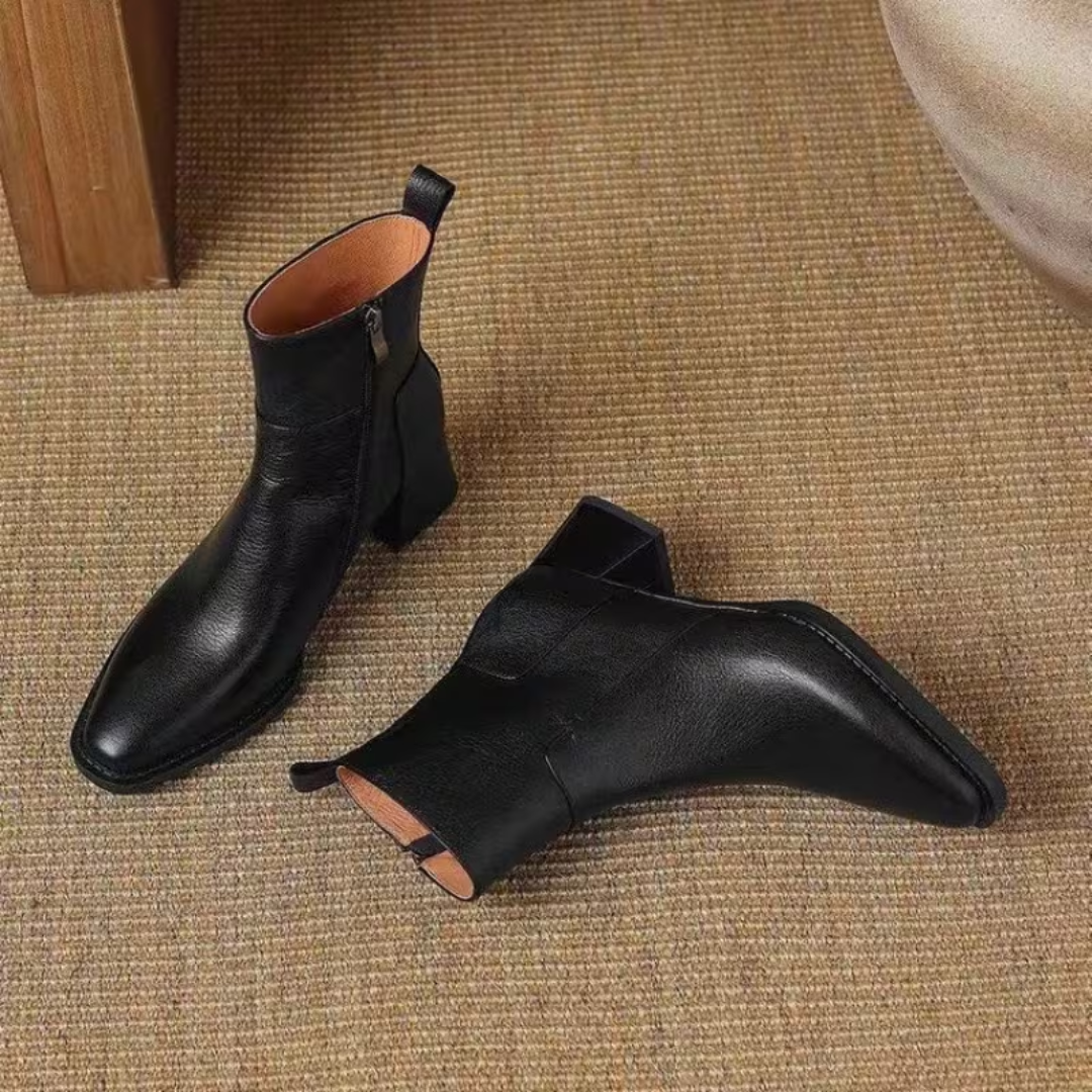 Chiara | Stivaletti di Lusso con Tacco Medio