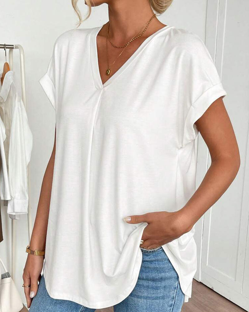 Estella | T-shirt patchwork casual