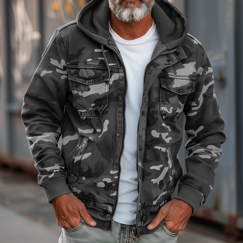 Fabian | giacca cargo camouflage elegante