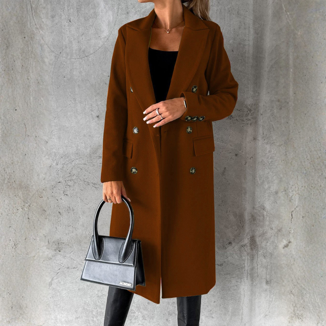 Alessandra | Cappotto Lungo Elegante e Raffinato