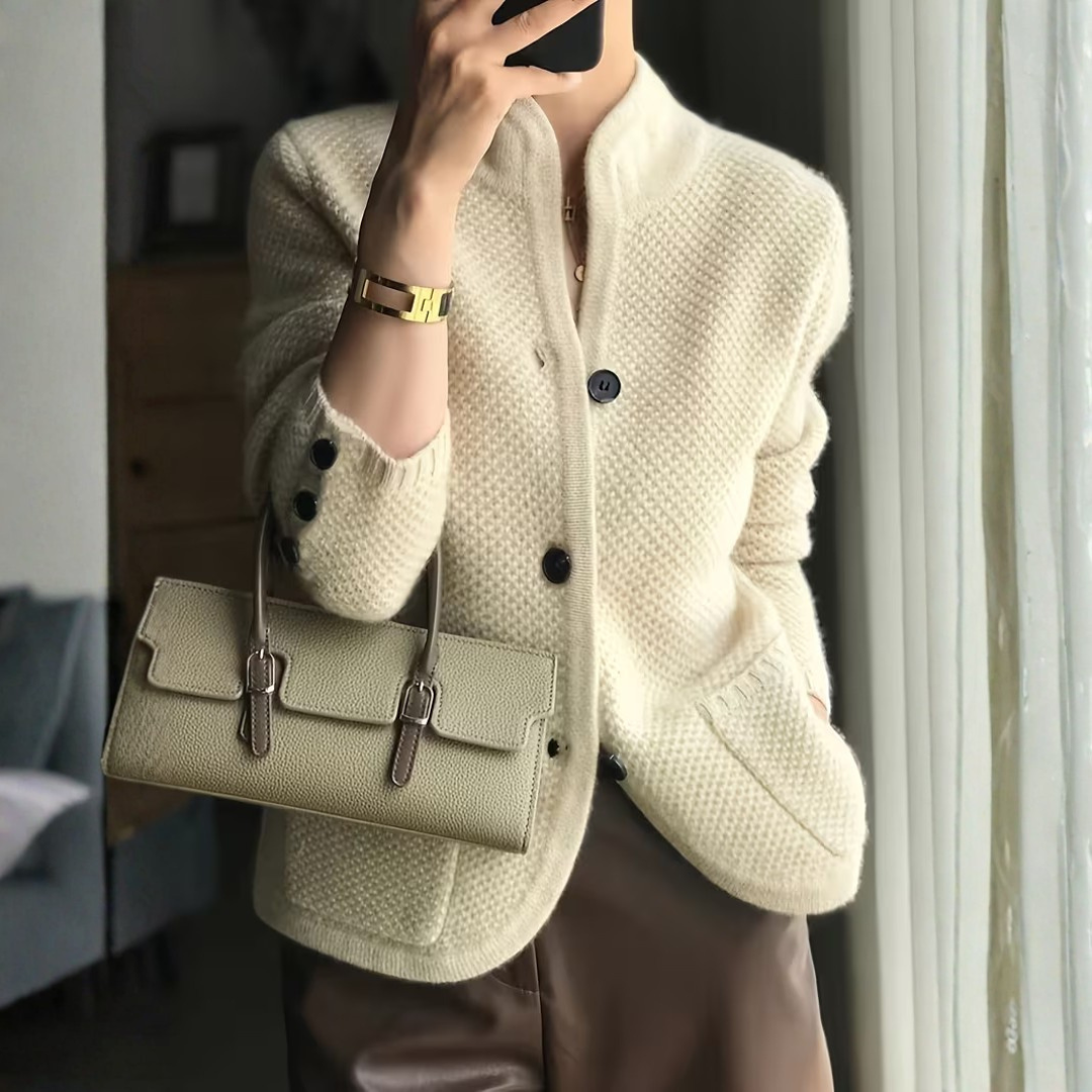 Silvia | Cardigan in Maglia Elegante