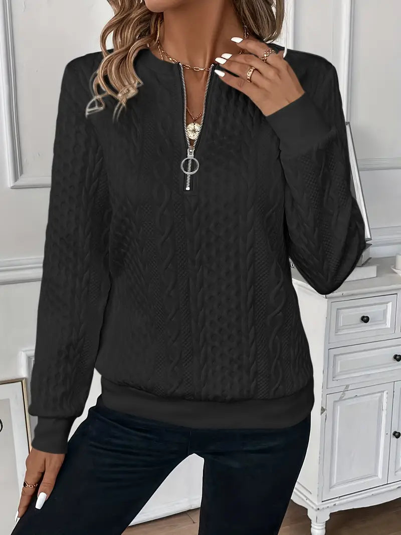 Lucia | Maglione con zip elegante