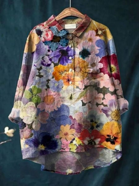 Lila | Blusa floreale elegante