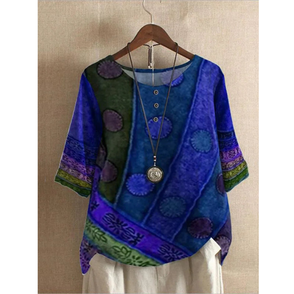 Valarie | top bohemien colorato