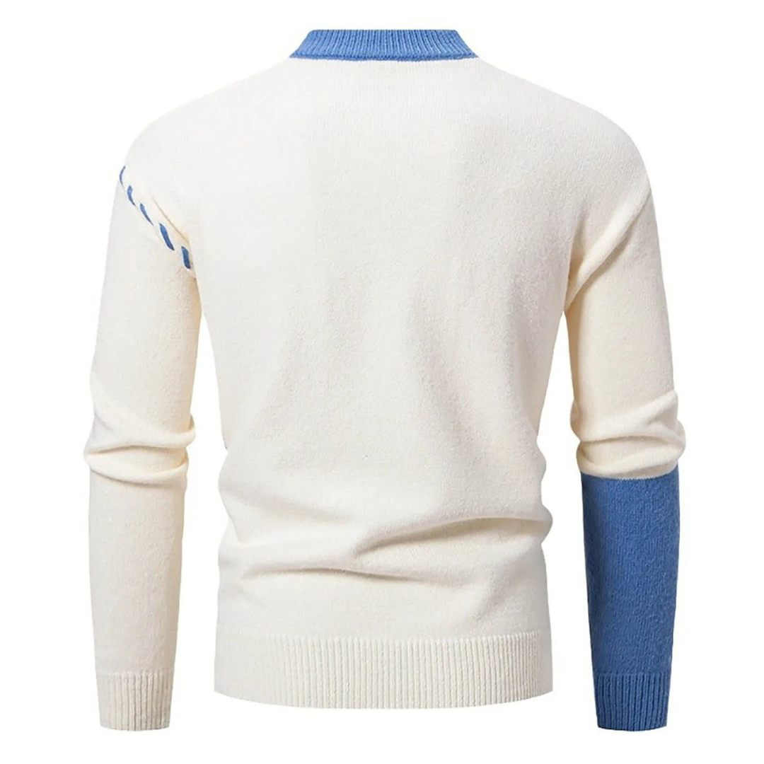 Ian | Maglione elegante a blocchi