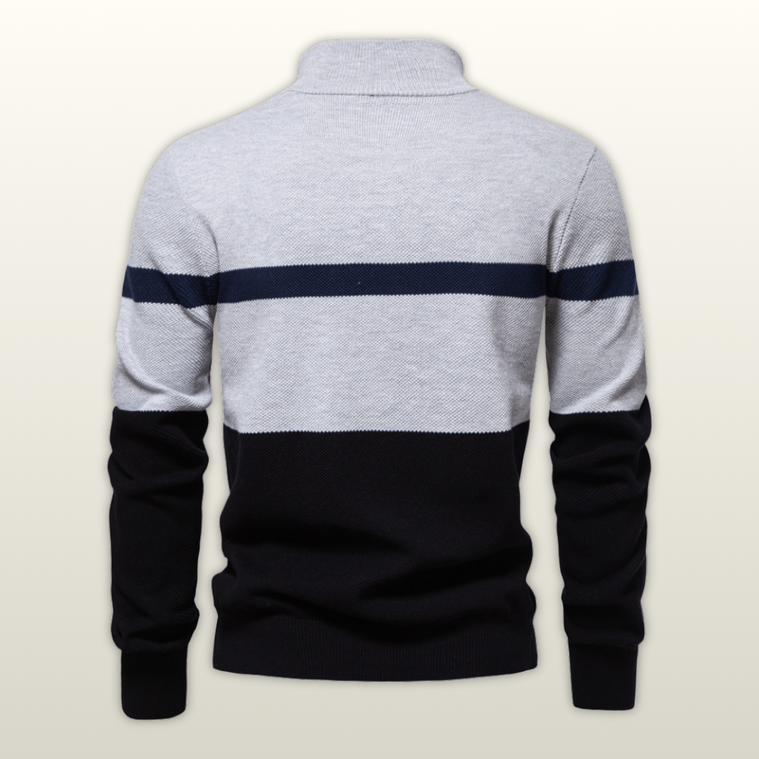 Lorenzo | Maglione a Mezza Zip Classico