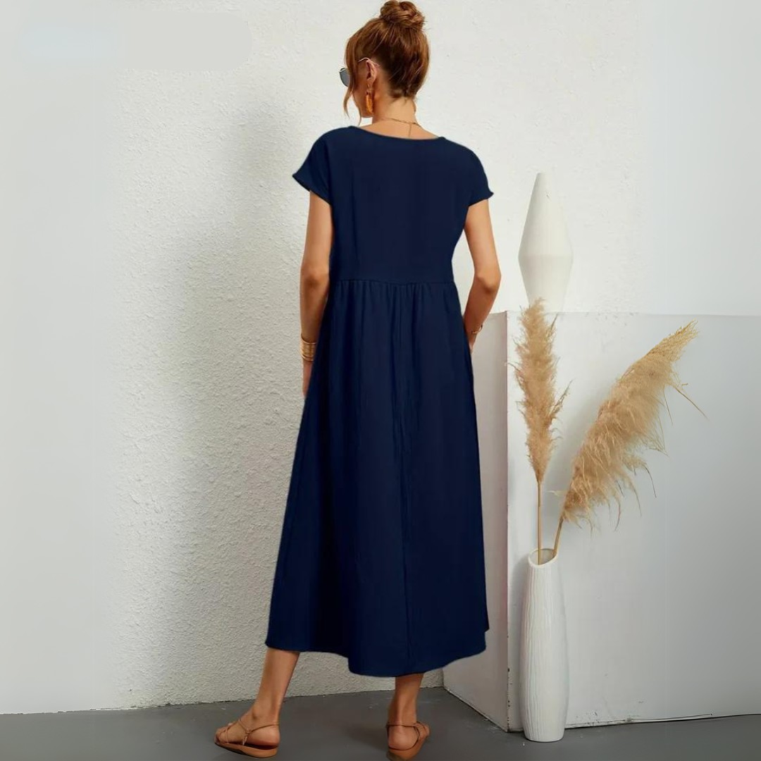Isla | Abito midi casual in cotone