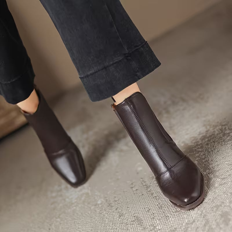 Mara | Stivaletti di Lusso con Tacco Medio