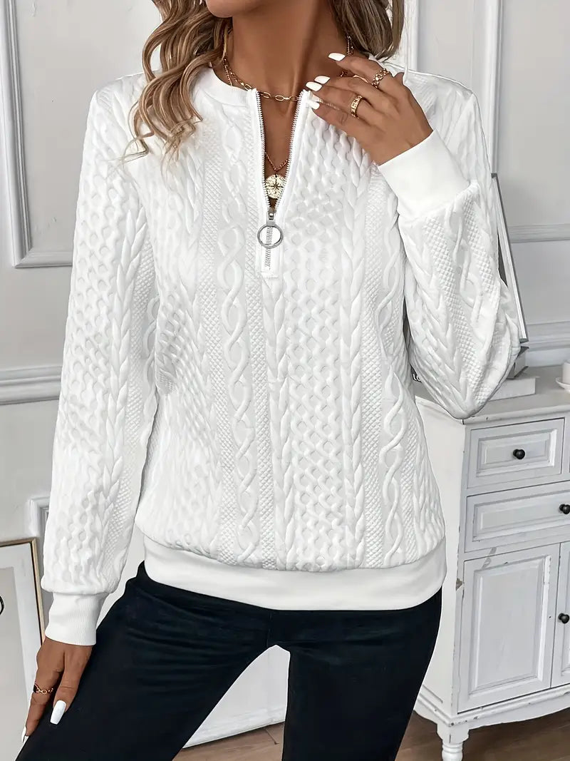 Lucia | Maglione con zip elegante