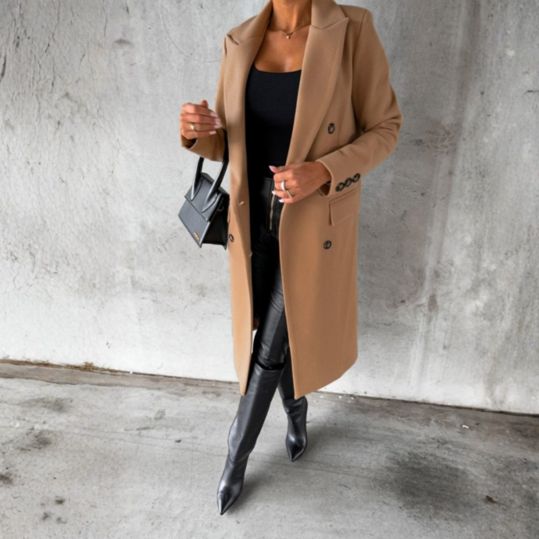 Alessandra | Cappotto Lungo Elegante e Raffinato