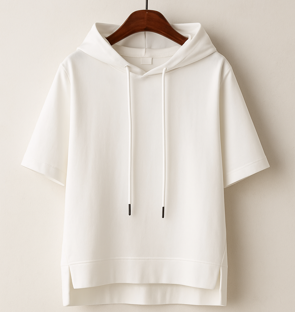 Alison | Felpa con cappuccio a maniche corte